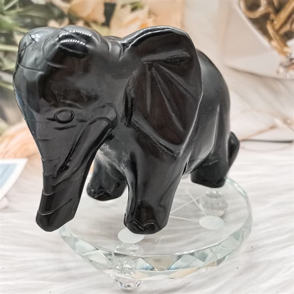 Obsidian elephant