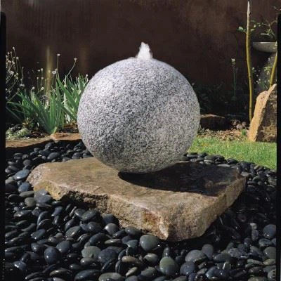 Stone spherical fountain